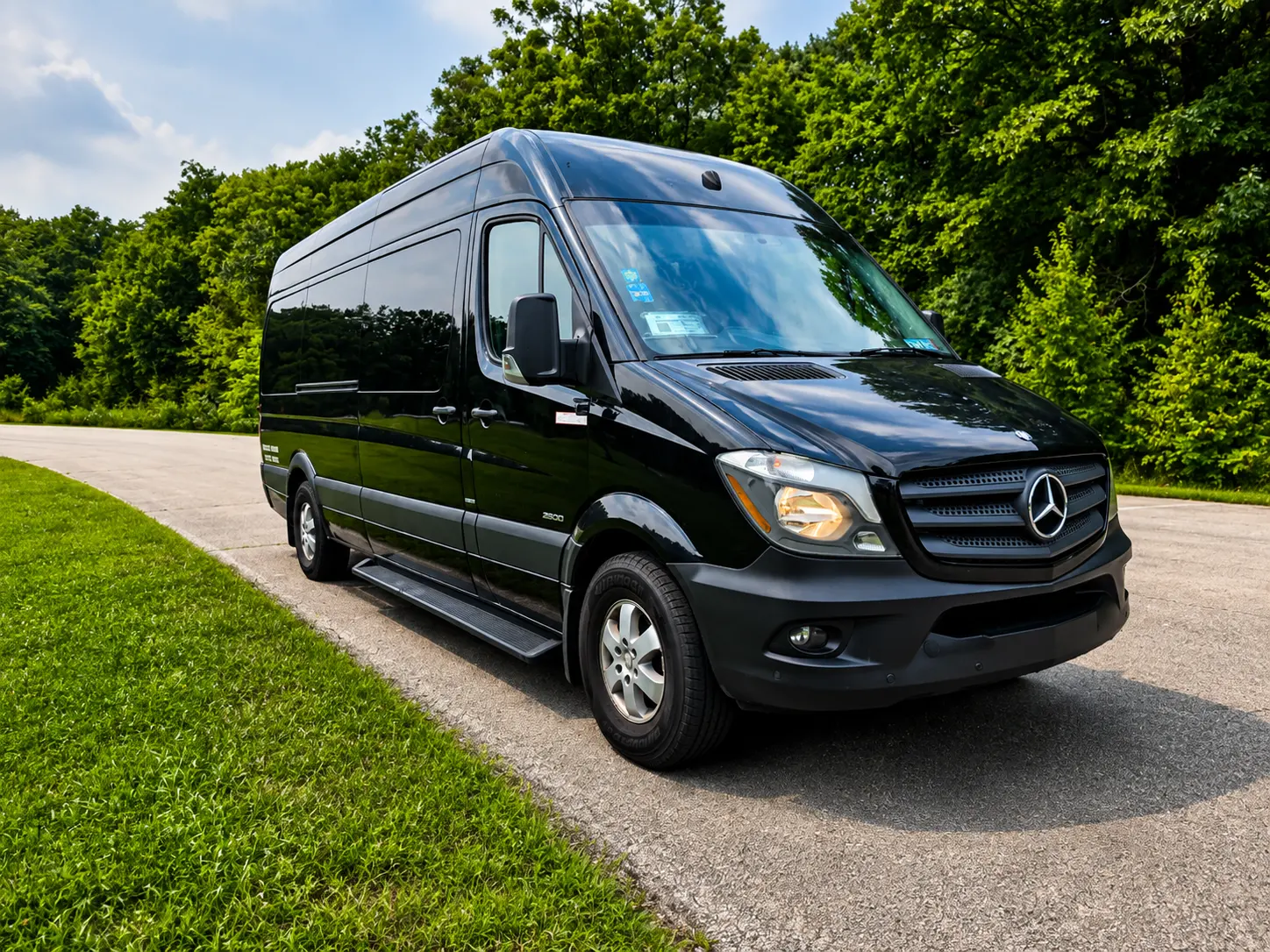 Black Executive Van exterior